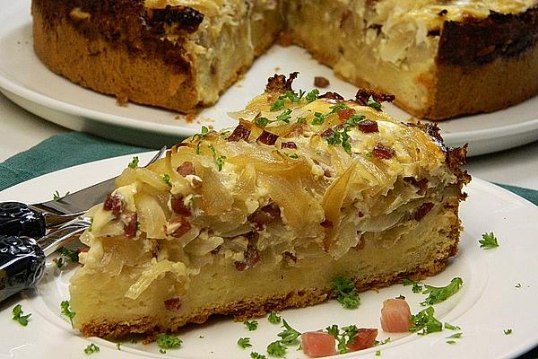 Palatinate Onion Cake with Coarse Onions