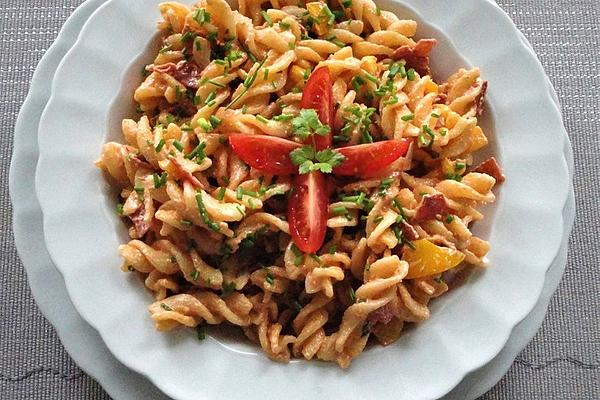 Pasta Salad with Brunch Paprika and Hot Peppers