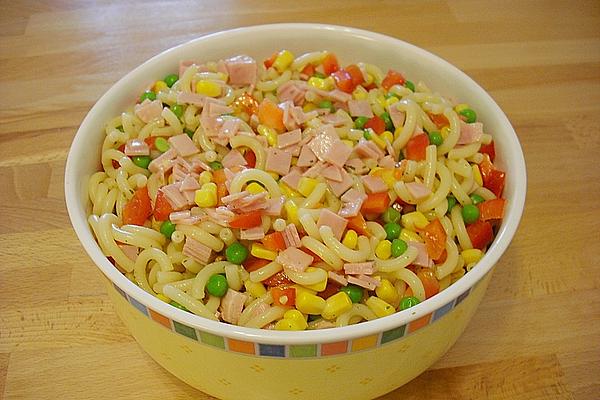Pasta Salad with Peppers and Corn
