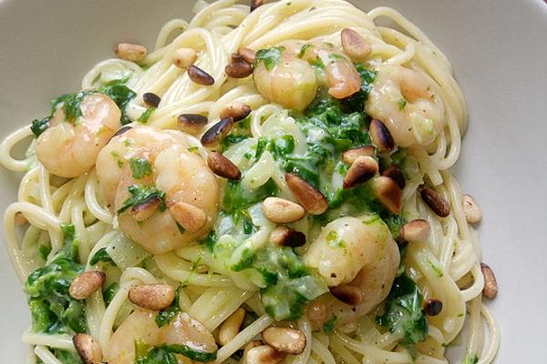 Pasta Scampi E Spinaci Alla Vapiano