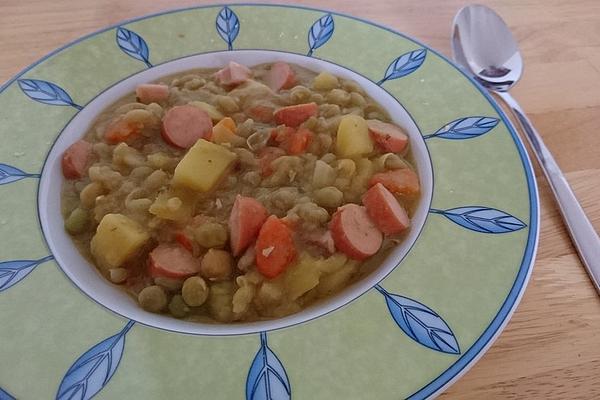 Pea and Vegetable Stew, Fiefhusener Style