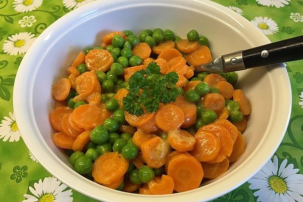 Pea, Carrot and Butter Vegetables