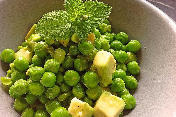 Pea Salad with Avocado and Mint
