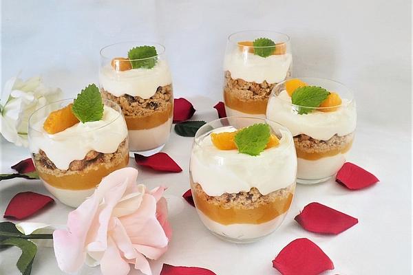 Peach – Mascarpone Cream with Cookies
