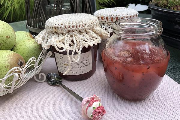 Pear and Gooseberry Jam