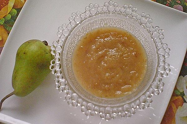 Pear Jam in Glass