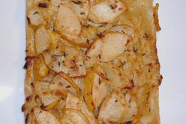 Pear – Onion – Tartlets
