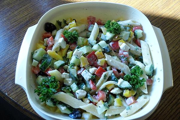 Penne – Salad with Sheep Cheese