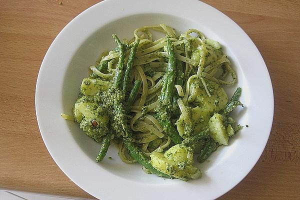 Pesto Genovese Real Way with Trenette
