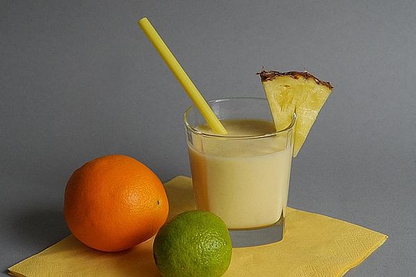Pineapple-banana-orange Smoothie