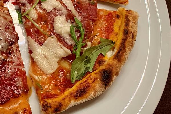 Pizza with Rocket and Parma Ham