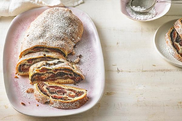 Plum and Poppy Seed Strudel