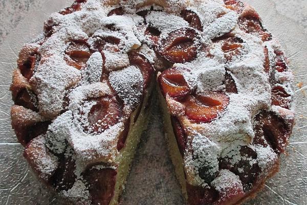 Plum Cake with Batter