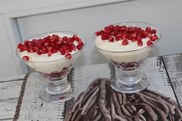 Pomegranate – Vanilla Dessert