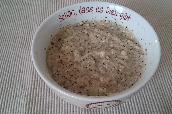Poppy Seed Porridge with Note Of Marzipan