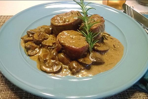 Pork Fillet in Cognac Sauce