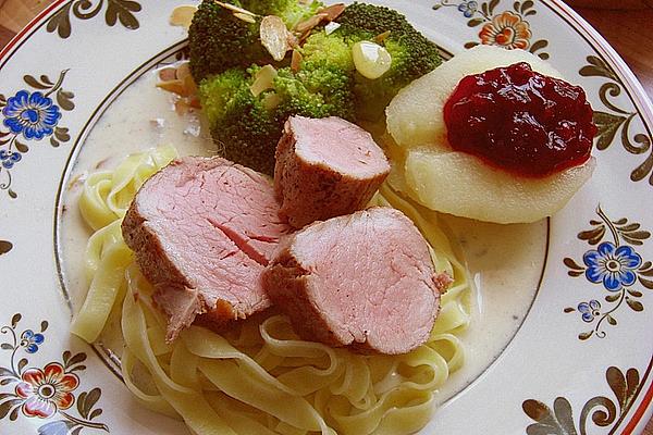 Pork Medallions with Gorgonzola Sauce