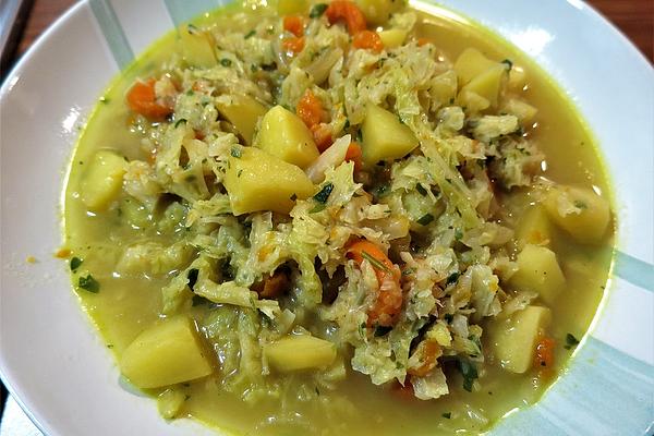 Potato and Savoy Cabbage Stew