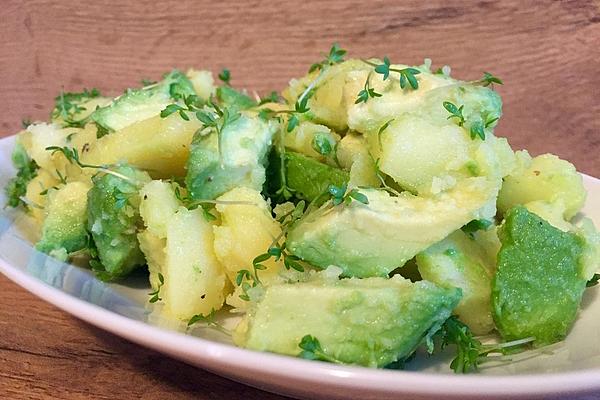 Potato – Avocado Salad with Cress