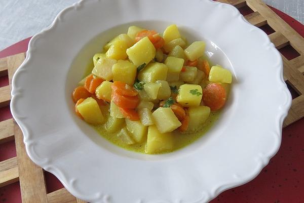 Potato-carrot-kohlrabi Pot