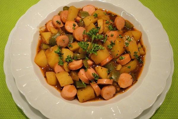 Potato Goulash with Wiener Sausages