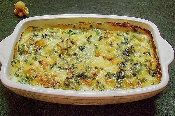 Potato Gratin with Wild Garlic