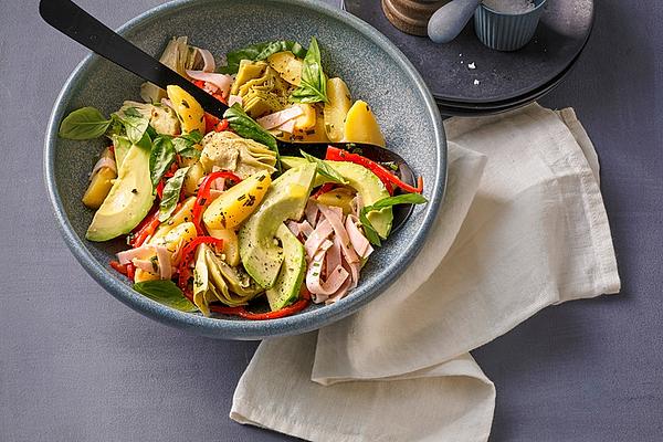 Potato Salad with Artichokes and Avocado