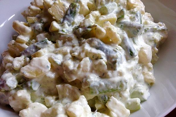 Potato Salad with Green Asparagus