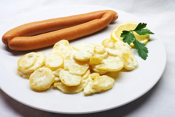 Potato Salad with Mayonnaise and Broth