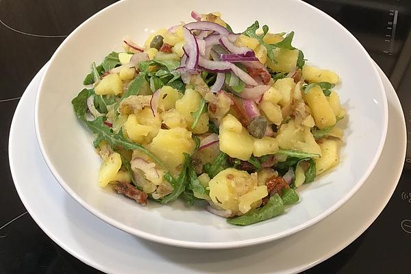 Potato Salad with Rocket and Sheep Cheese