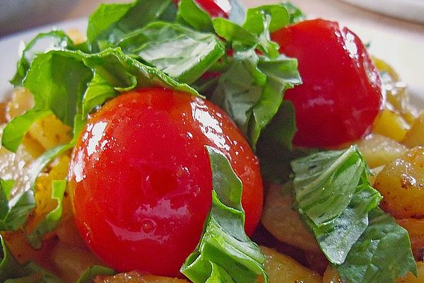 Potato Salad with Rocket, Feta and Cherry Tomatoes