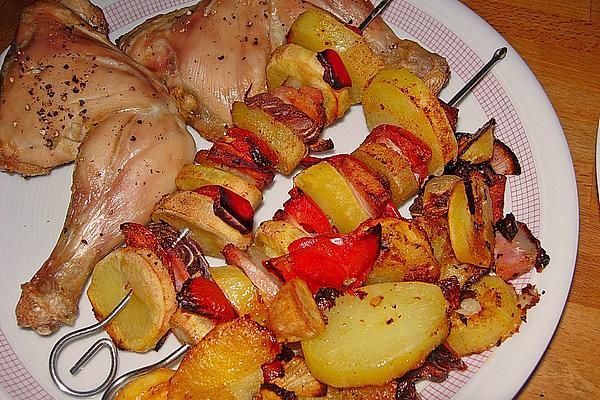 Potato Skewers for Grill
