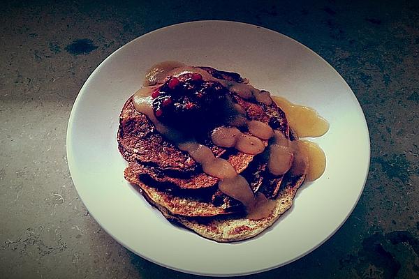 Power Pancakes with Chia Seeds and Applesauce