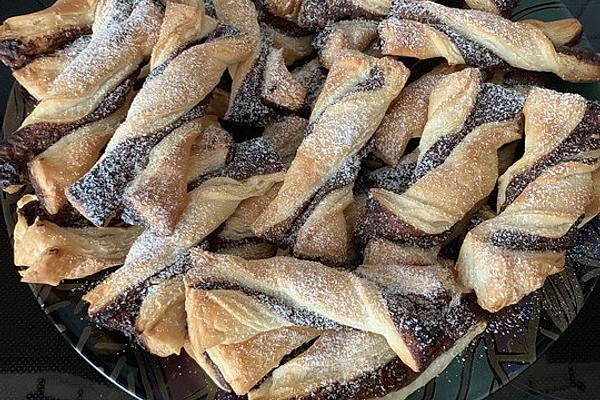Puff Pastry Chocolate Twists