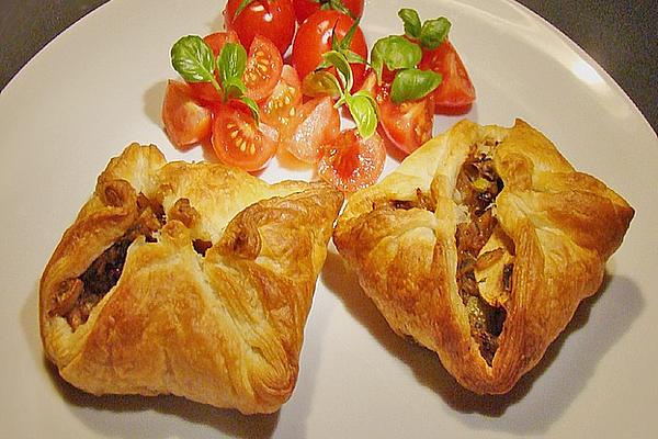 Puff Pastry Pillows with Mixed Mushrooms