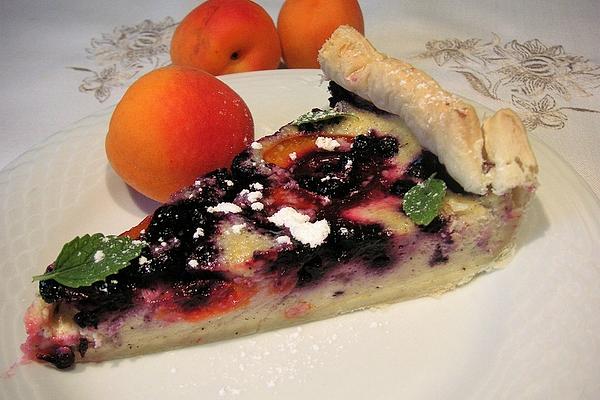 Puff Pastry Tart with Apricots and Blueberries