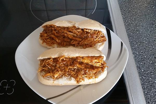 Pulled Chicken in Apple BBQ Sauce