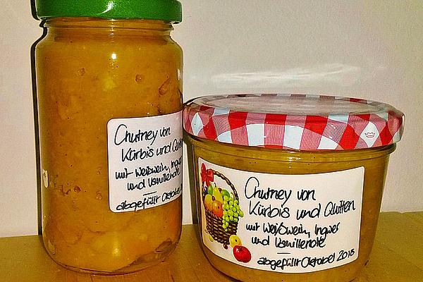 Pumpkin and Quince Chutney