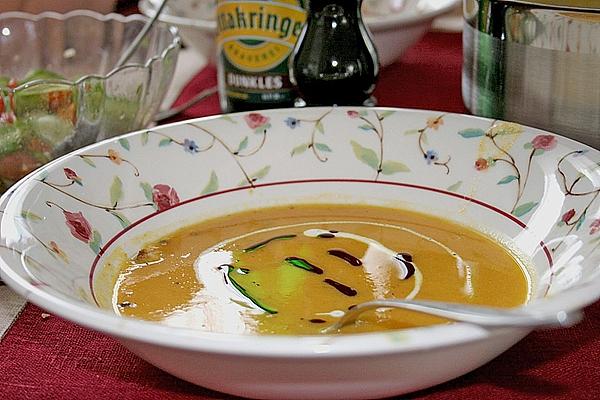 Pumpkin Cream Soup Italian Style