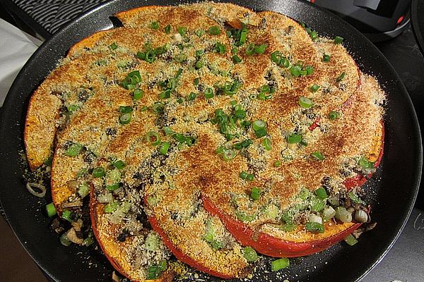 Pumpkin Schnitzel with Herb and Cheese Crust