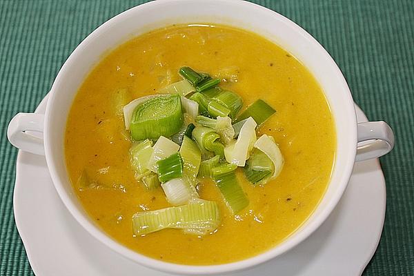 Pumpkin Soup with Leek