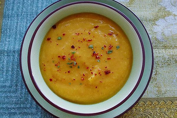 Pumpkin Soup with Red Lentils