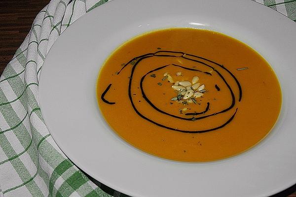 Pumpkin Soup with Shrimp