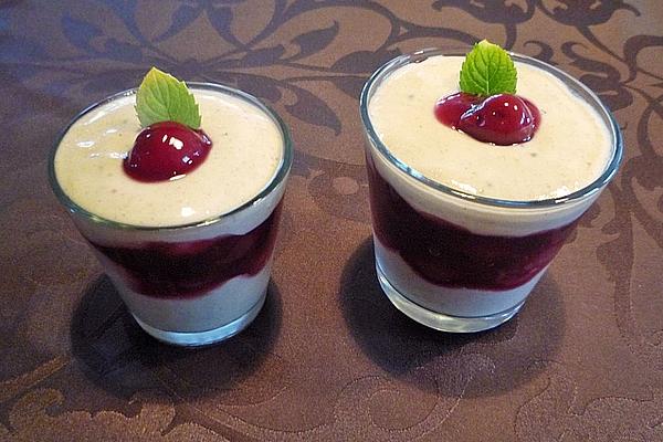 Punch Cherries with Cinnamon – Mascarpone