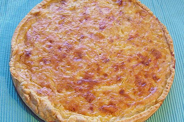 Quiche with Caramelized Onions and Gorgonzola