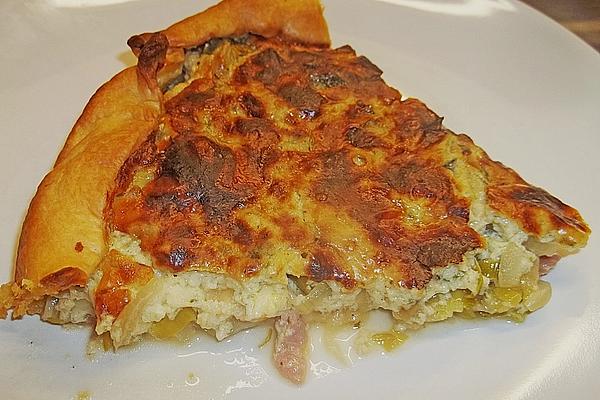 Quiche with Leek Filling