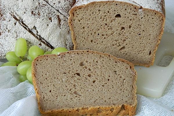 Quick and Easy Mixed Rye Bread with Sourdough