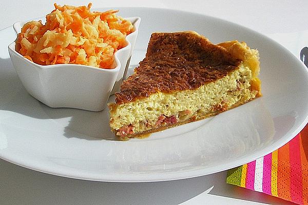 Quick Quiche Lorraine with Puff Pastry