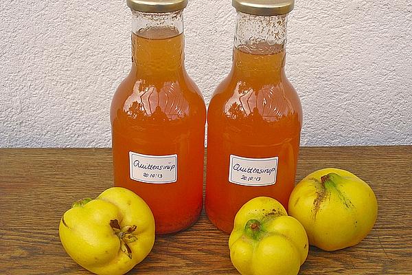 Quince Syrup from Shells and Cores