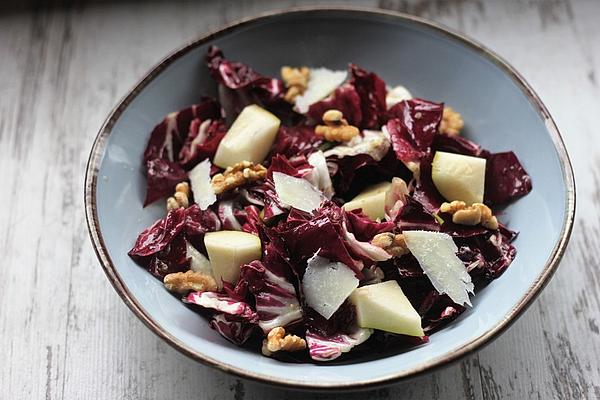 Radicchio Pear Salad with Walnuts